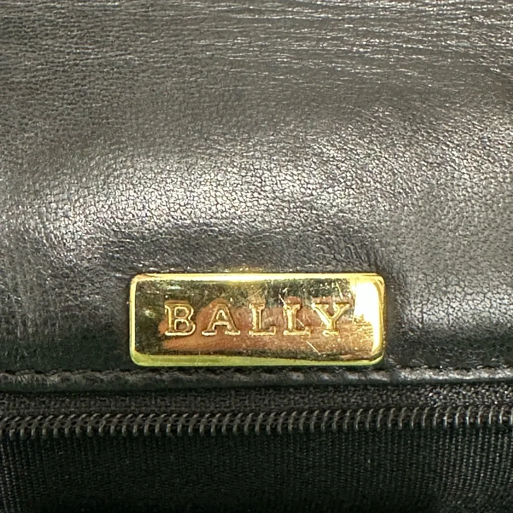 Bally Vintage Quilted Patent Leather Top Handle Satchel - Picture 8 of 13